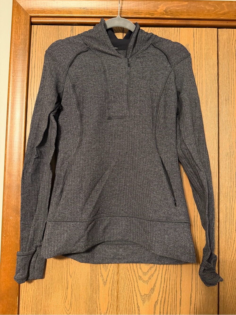 lululemon athletica Women's Long Sleeve Half-Zip Pullover - Charcoal Gray